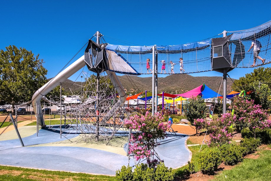 Hit the playground for free. Image courtesy of Tamworth Regional Council