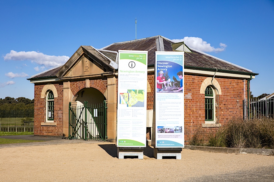 The historic Newington Armory precinct located on the banks of the Parramatta River at Sydney Olympic Park.