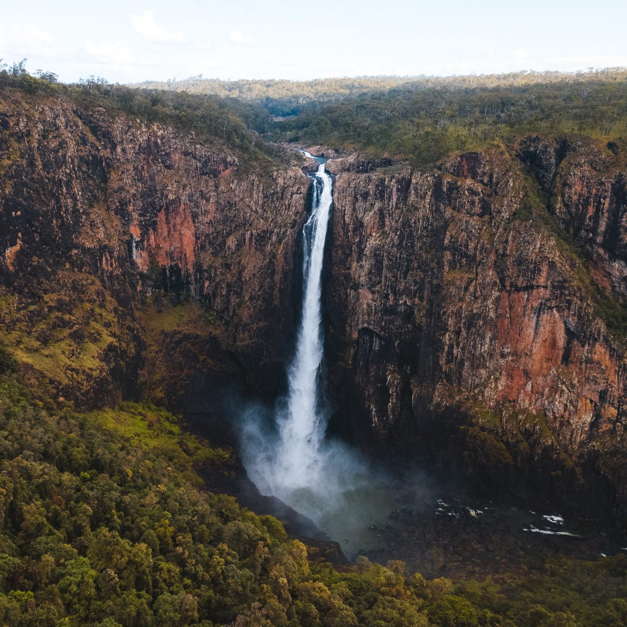 Wallaman Falls, Townsville. Image via Tourism & Events Queensland