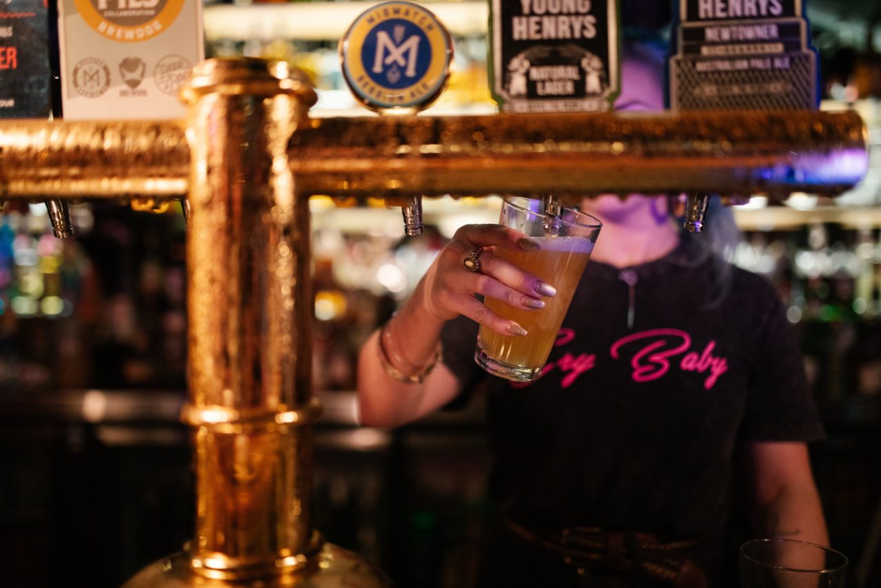 Sample an eclectic mix of beers at Cry Baby, Adelaide. Image credit: Josh Geelen