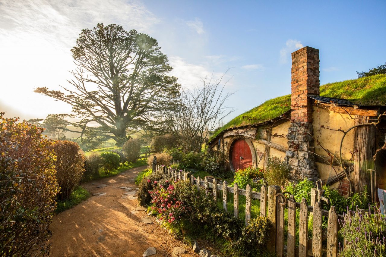 Hobbiton, located en route to Taupo from Taupō from Auckland