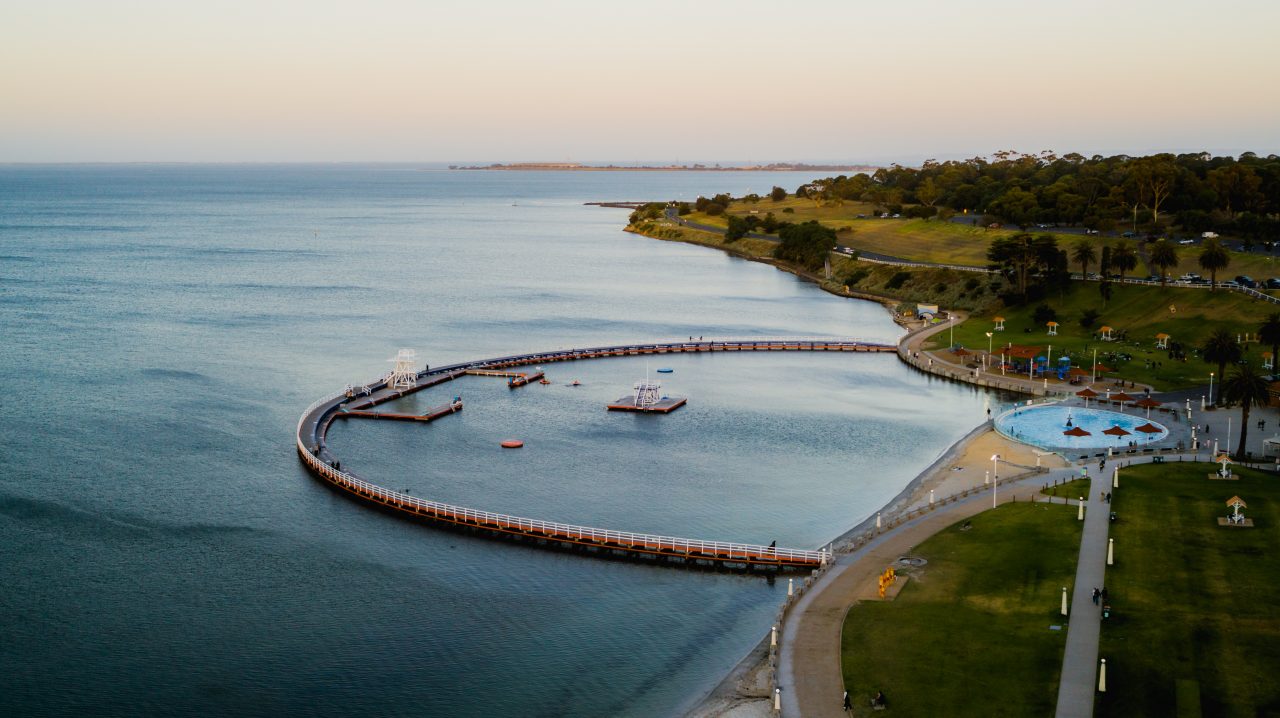 Geelong's foreshore.