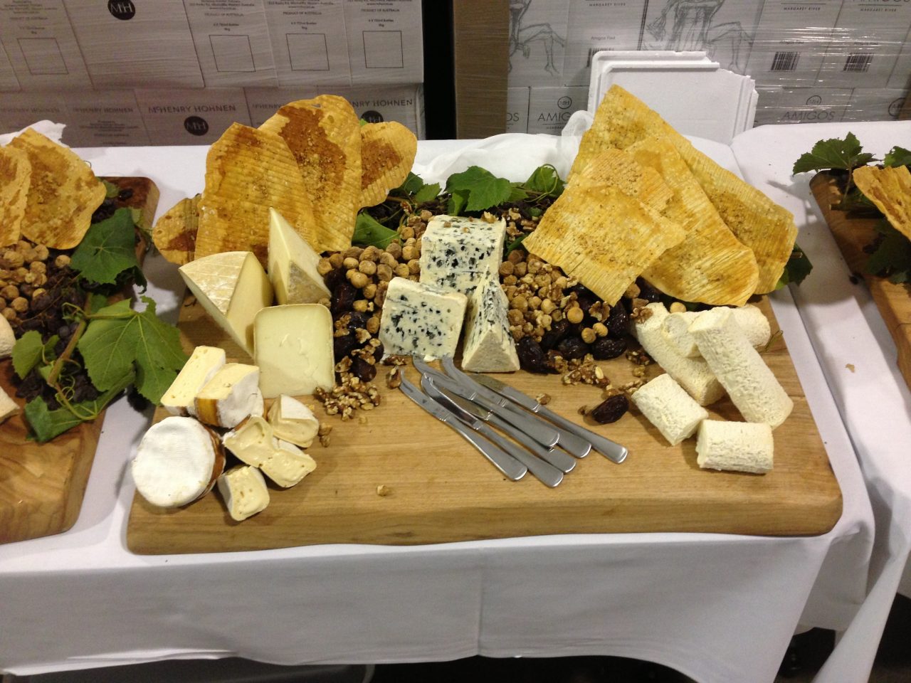 Cheese board at Margaret River Gourmet Escape.